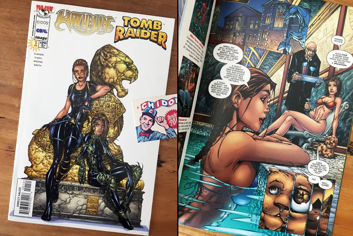 Comic - Witchblade / Tomb Raider #1 Michael Turner