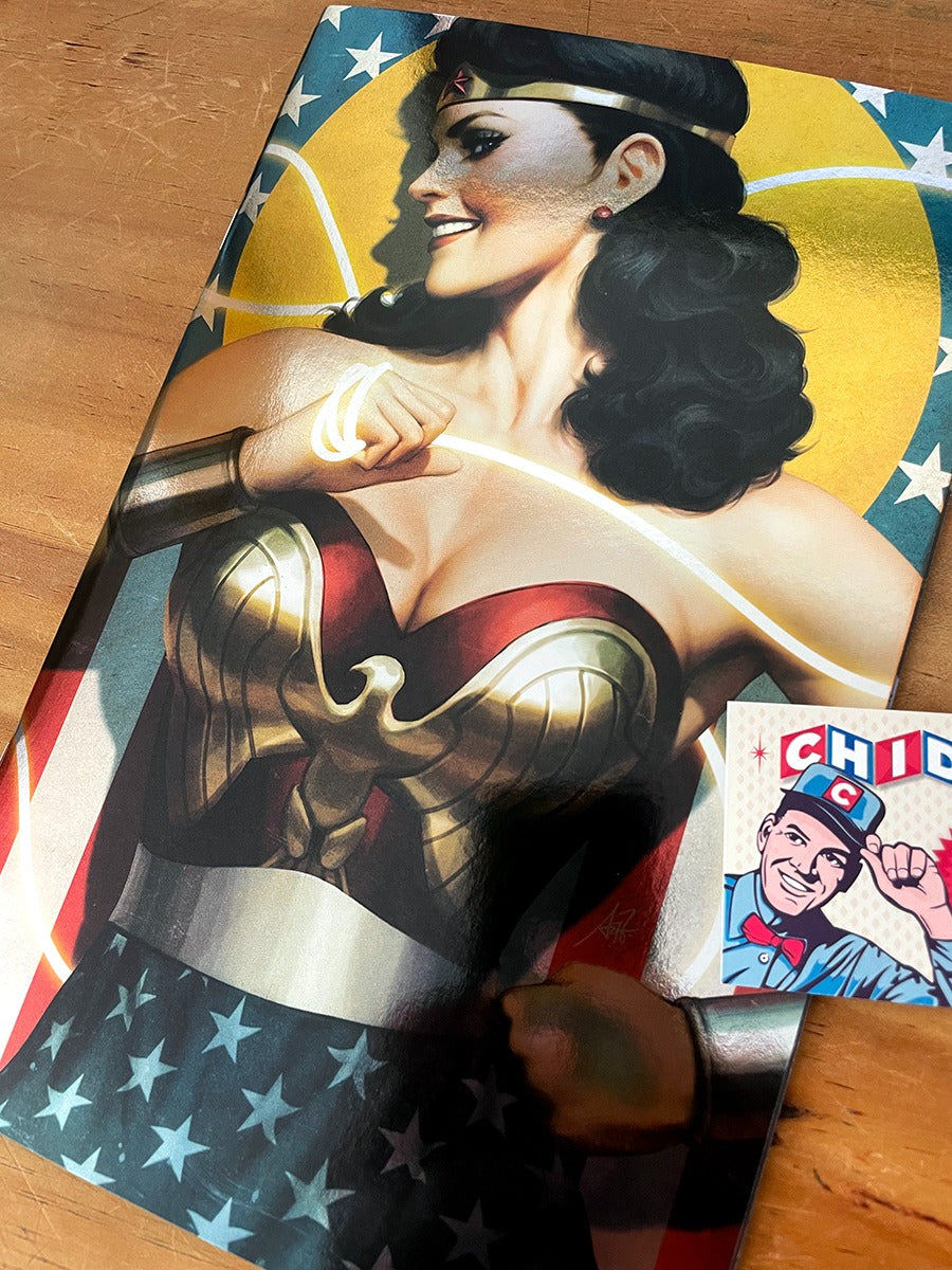 Comic - New History Dc Universe #1 Artgerm Foil Wonder Woman