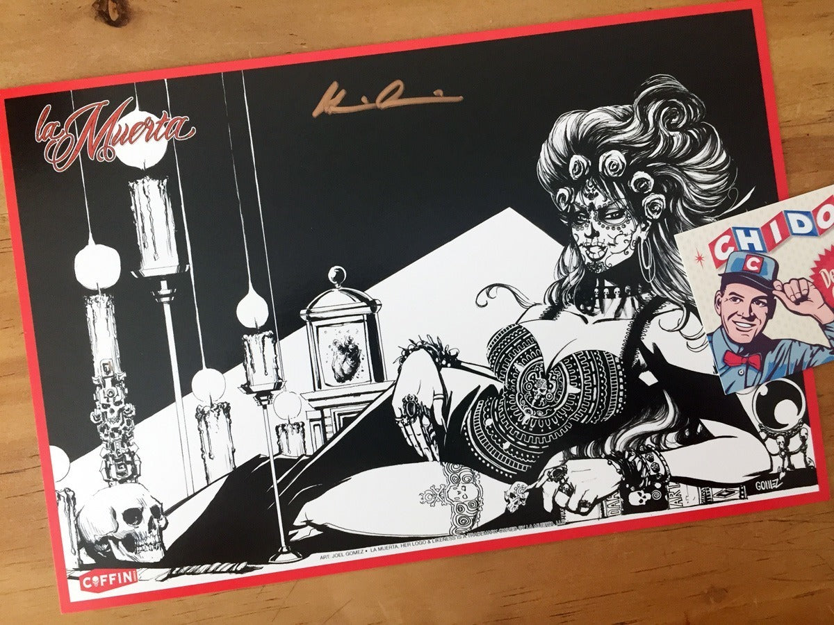 Print - Mini Print Lady Death La Muerta Firmada Coa