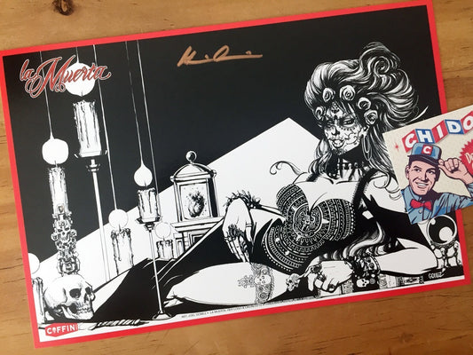 Print - Mini Print Lady Death La Muerta Firmada Coa