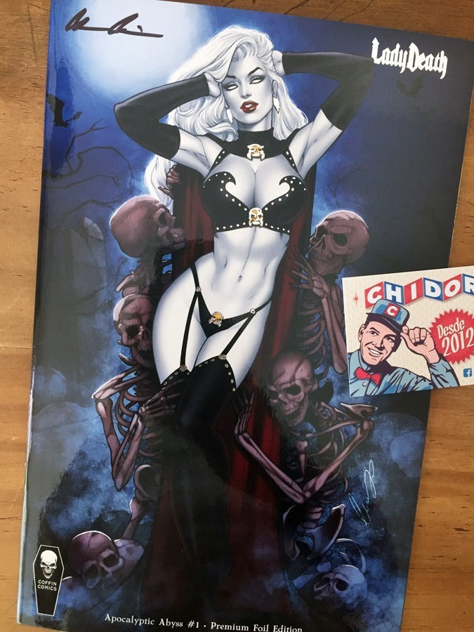 Comic - Lady Death Apocalyptic Abyss Chatzoudis Firma Pulido