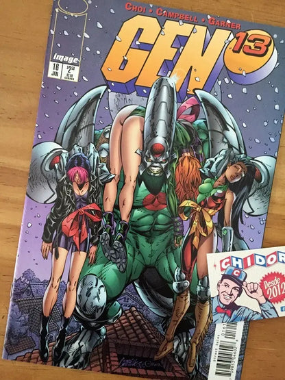 Comic Lote - Gen 13 Scott Campbell En Inglés Scott Williams
