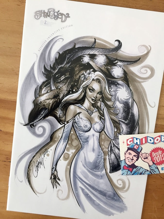 Comic - Shrugged #2 Scott Campbell Sketch Variant Aspen