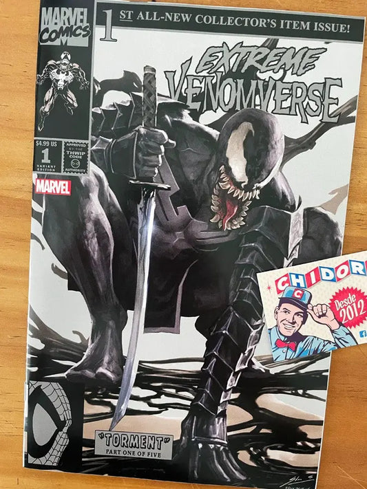 Comic - Extreme Venomverse #1 Skan Srisuwan Torment Coa