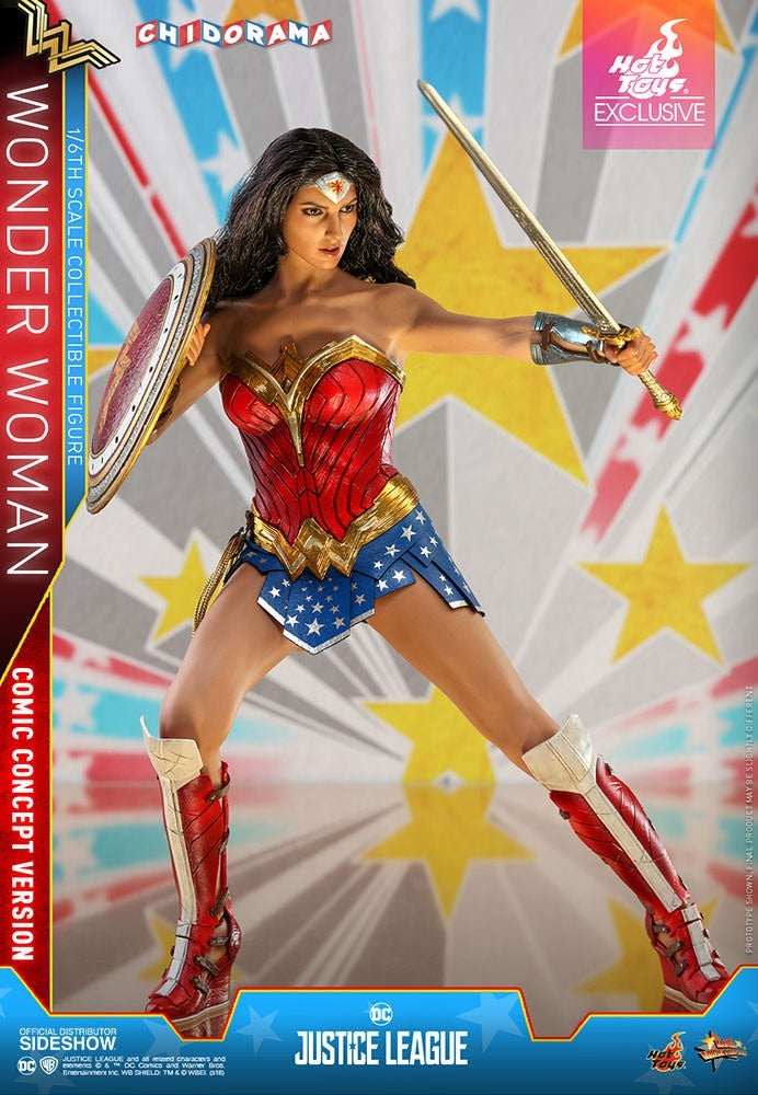 Wonder Woman Comic Concept Version Hot Toys Nueva
