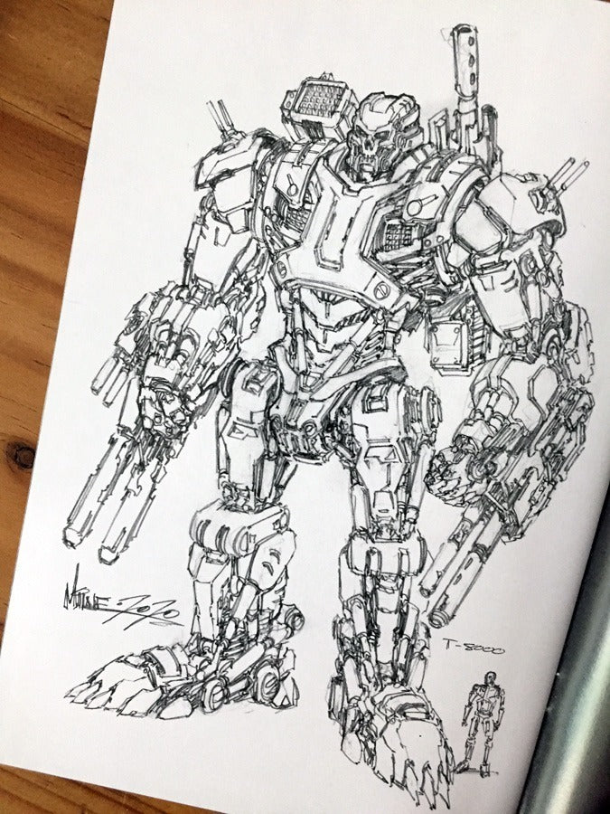 Comic - Transformers Vs Terminator 1 Alan Quah T-800 Optimus