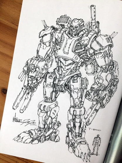 Comic - Transformers Vs Terminator 1 Alan Quah T-800 Optimus