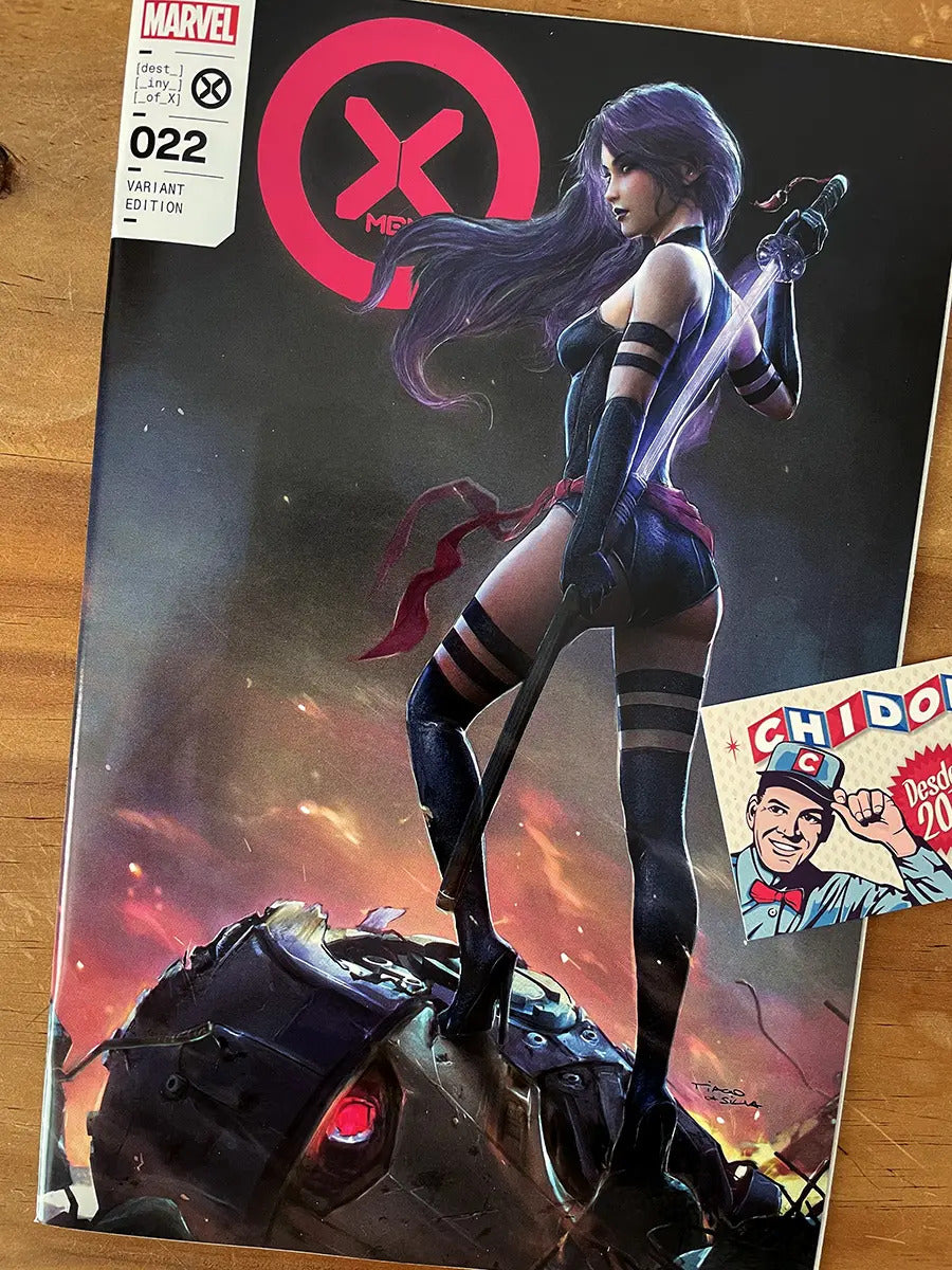 Comic - X-men #22 Tiago Da Silva Psylocke Trade Sexy