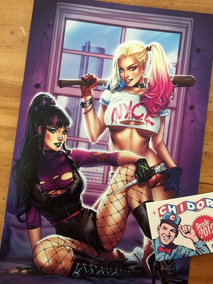 Comic - Notti & Nyce Chatzoudis Punchline Harley Quinn Nice