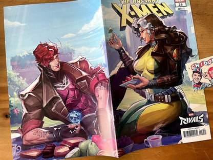 Comic - Uncanny X-men #26 Rogue Gambit Marvel Rivals