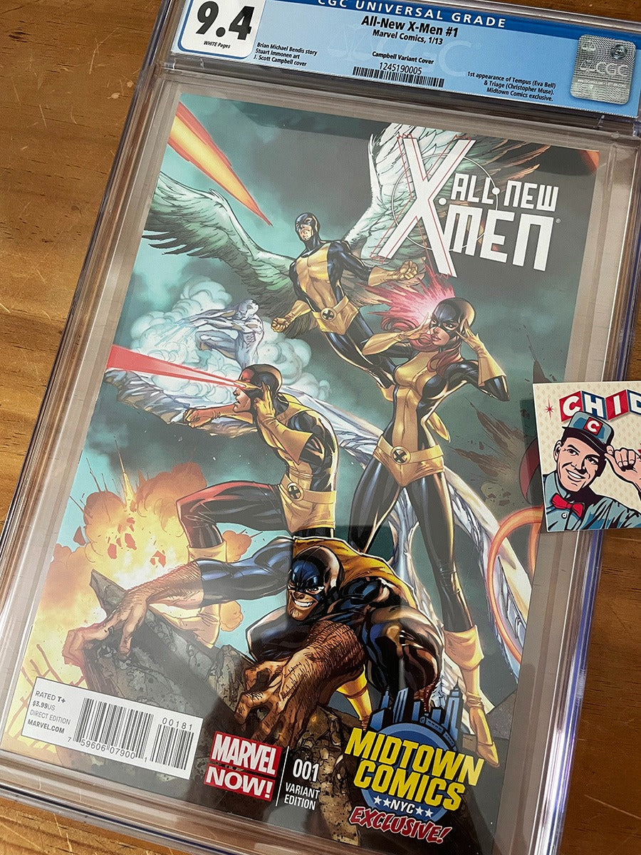 Comic Cgc - All New X-men #1 Scott Campbell 9.4 Jean Grey