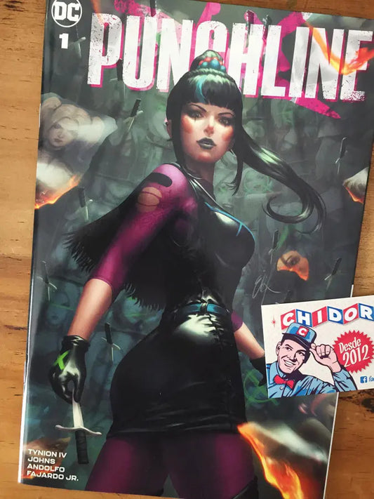 Comic - Punchline #1 Ejikure Variant Joker Harley Quinn