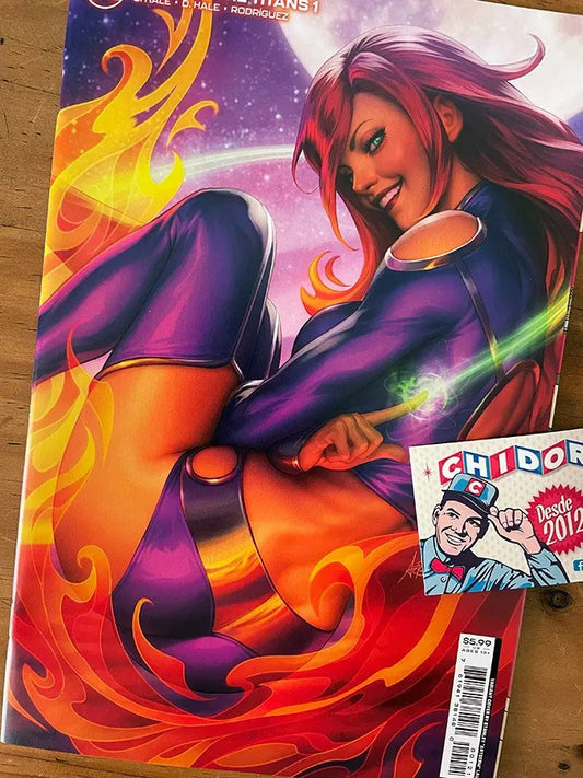 Comic - Tales Of Titans #1 Teen Titans Artgerm