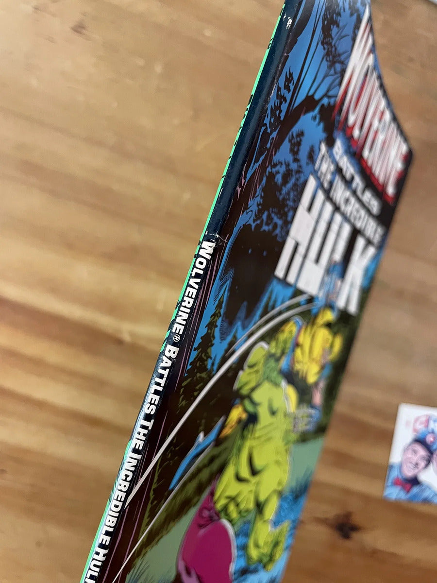 Comic - Wolverine Battles The Incredible Hulk
