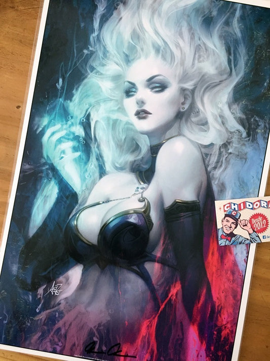 Print - Print Lady Death Artgerm Firma Con Coa