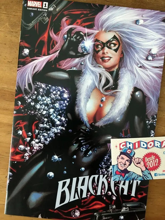 Comic - Black Cat #1 Anacleto Variant Spider-man