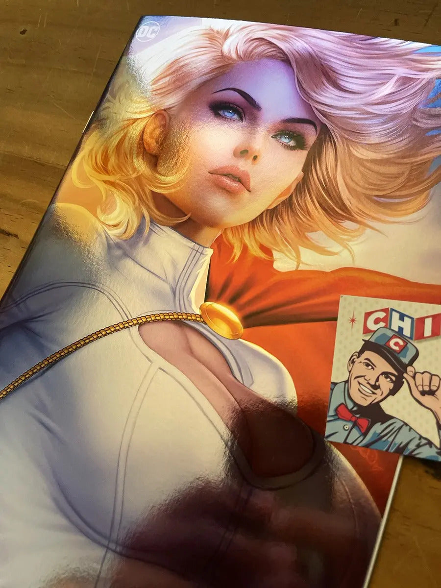 Comic - Power Girl #1 Ariel Diaz Virgin Foil Sexy