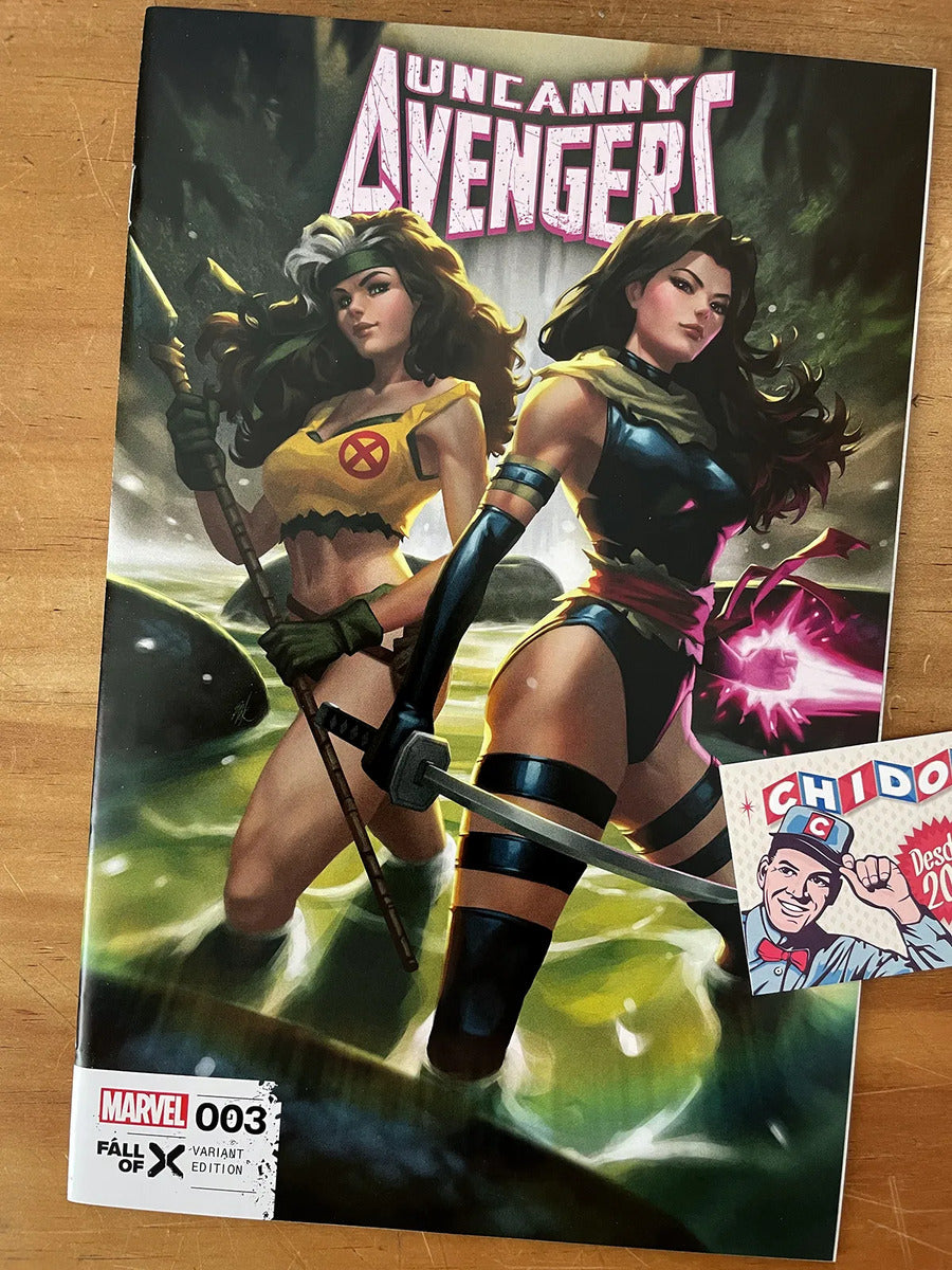 Comic - Uncanny Avengers #3 Ejikure Variant Rogue Psylocke