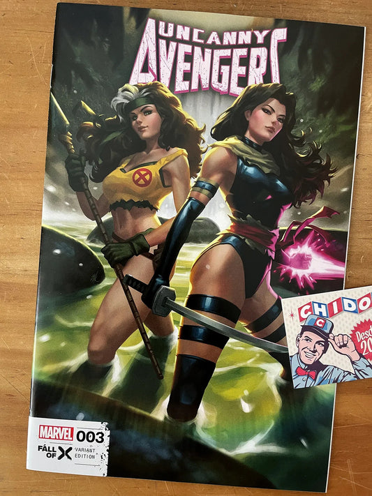 Comic - Uncanny Avengers #3 Ejikure Variant Rogue Psylocke