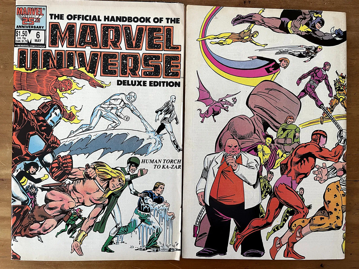 Comic Set - Marvel Universe John Byrne X-men Spider-man