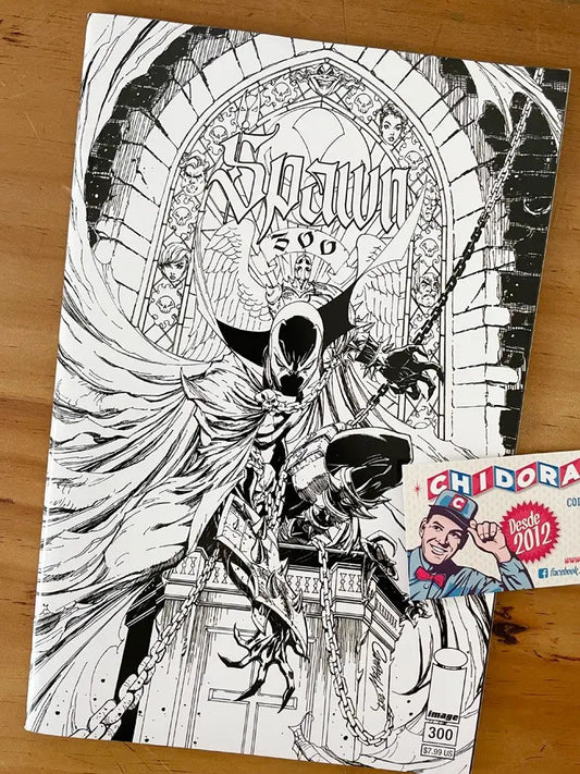 Comic - Spawn #300 Sketch & Color Variants Scott Campbell