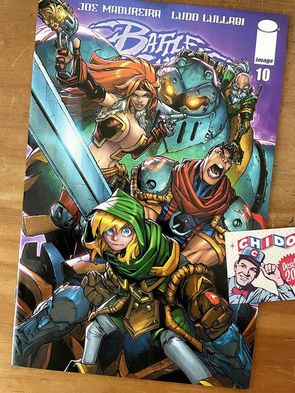 Comic - Battle Chasers #10 Humberto Ramos Red Monika