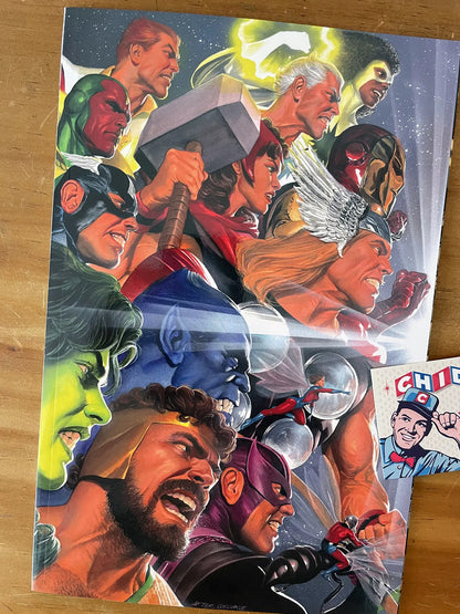 Comic Set - Avengers Vs Jla #4 Alex Ross Connecting Batman