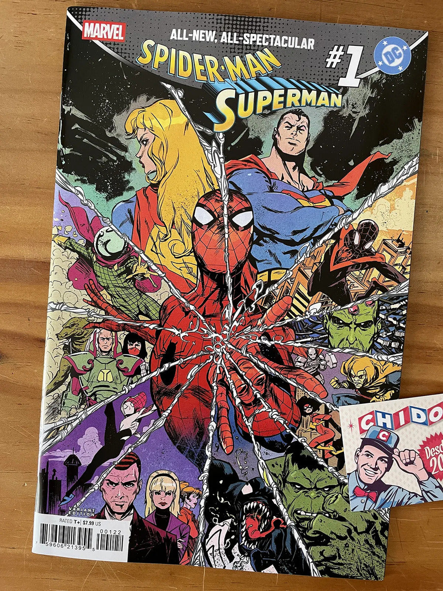 Comic - Superman Spider-man Sanford Greene Variant