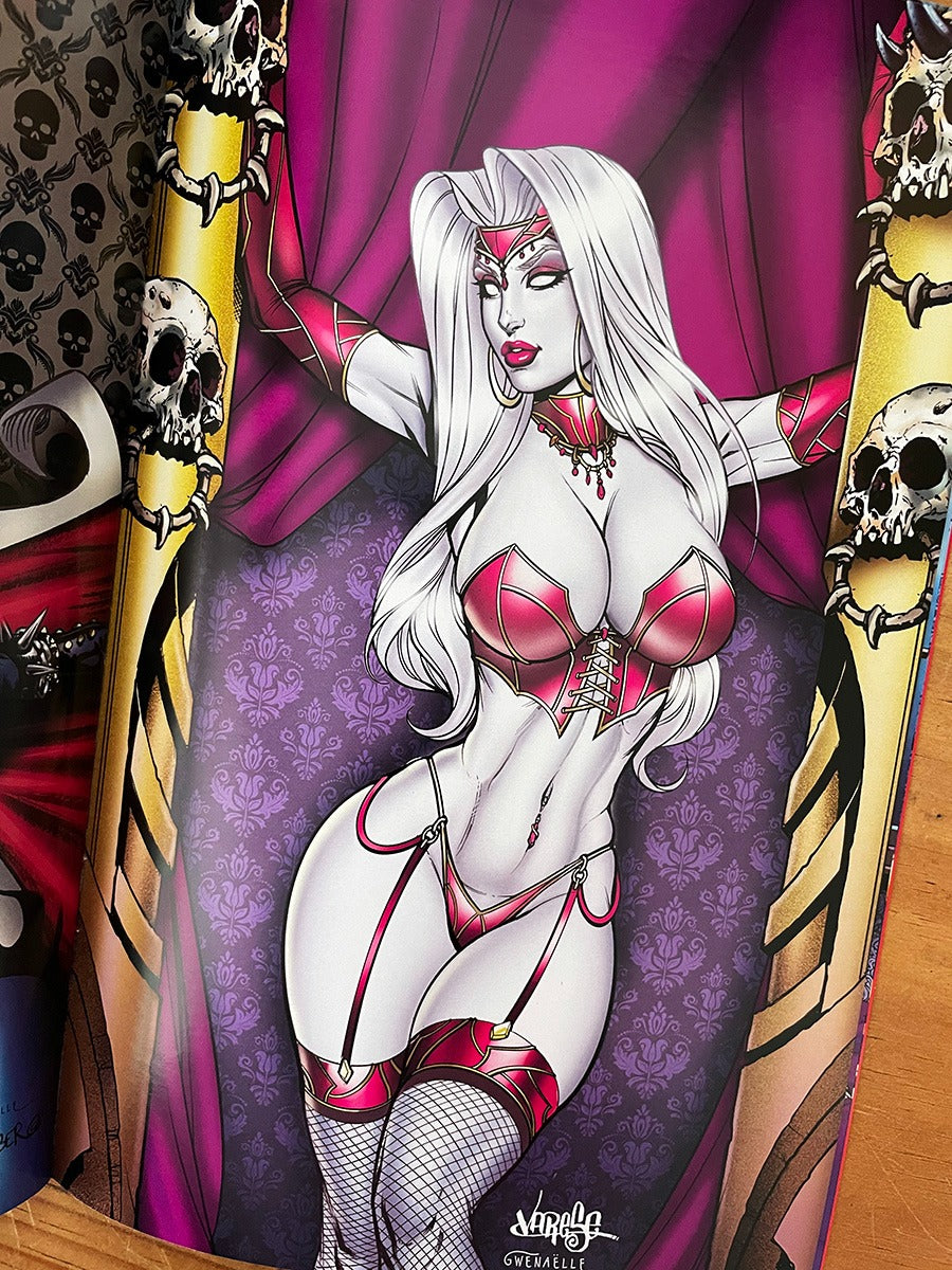 Comic - Lady Death In Lingerie #1 Matt Merhoff Sexy Coa
