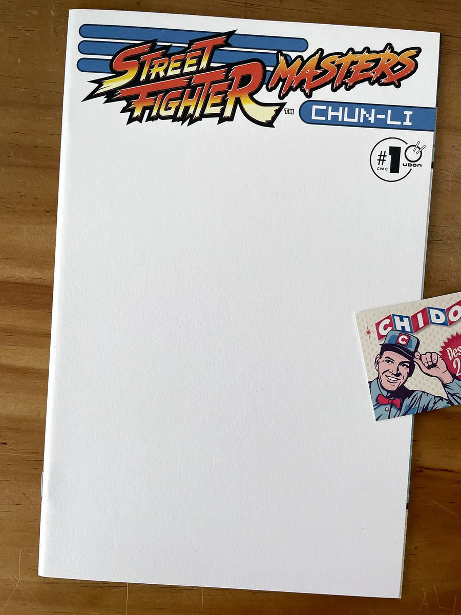 Comic - Street Fighter Masters Chun Li #1 Blank Variant