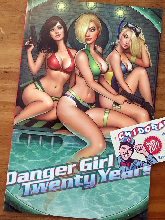Comic - Danger Girl Twenty Years 20 Szerdy Campbell Variant
