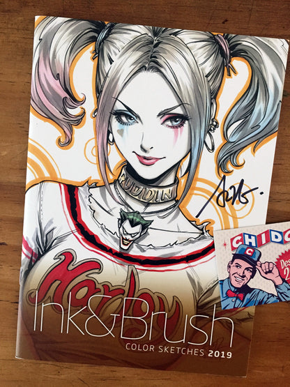 Sketchbook - Ink & Brush Arttrober 2019 Artgerm Firmado