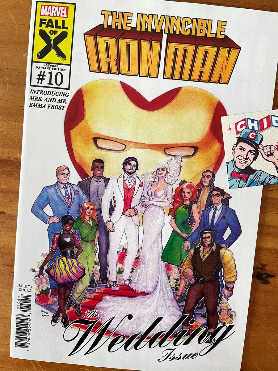 Comic - Iron Man 10 Wedding Emma Frost Spider-man Boda X-men