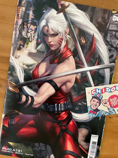 Comic - Wildc.a.t.s. #1 Wildcats Artgerm Zealot Signed Cover