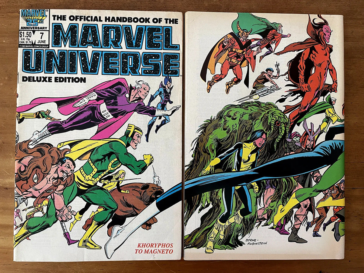 Comic Set - Marvel Universe John Byrne X-men Spider-man