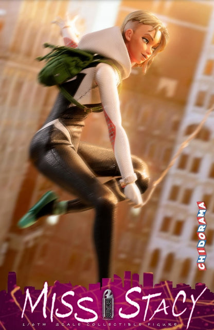 Figura - Spider-gwen Stacy Bullethead Bh005 Nueva Y Sellada
