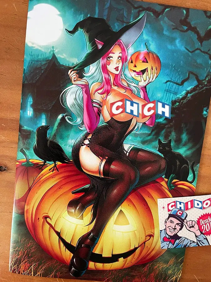 Comic - Halloween Special 2023 Lena Dai Pumpkin Sexy Var