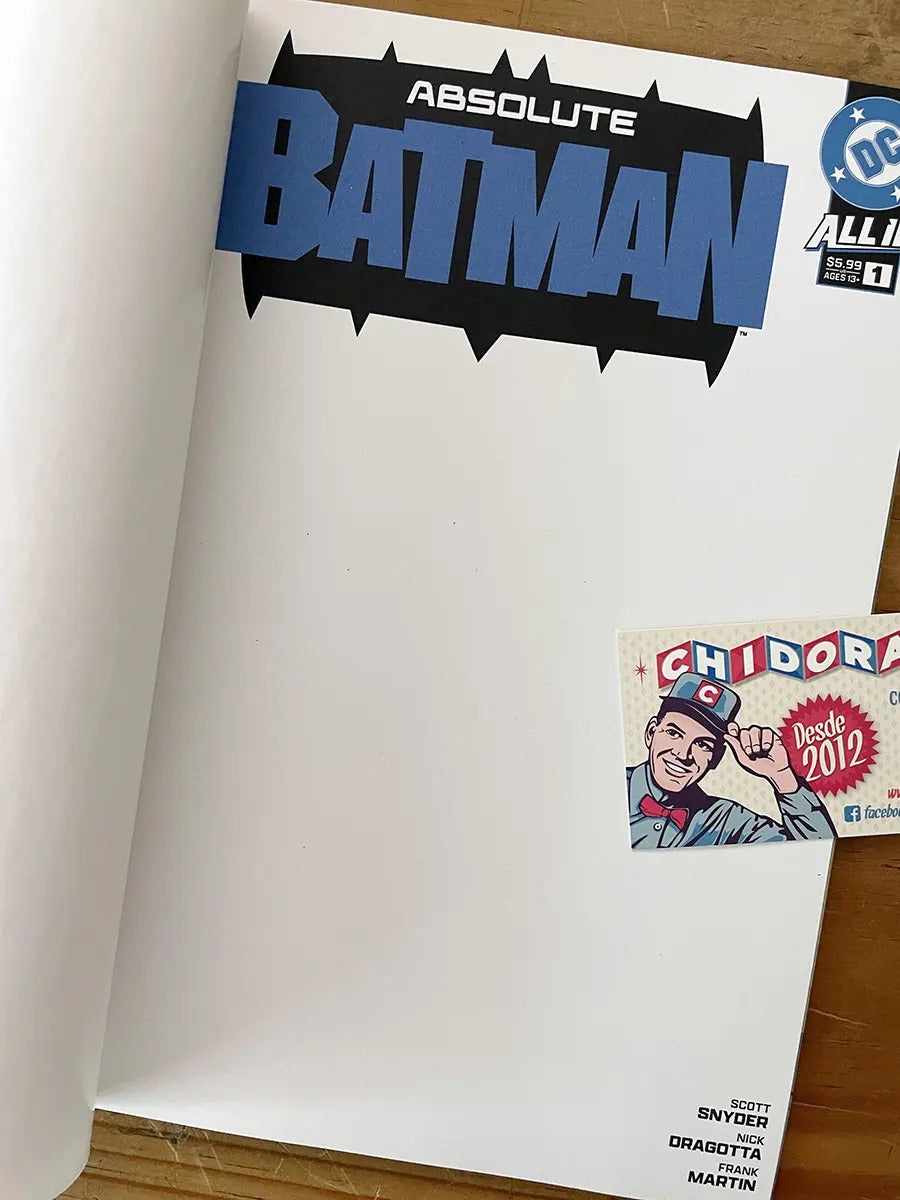 Comic - Absolute Batman #1 Blank Snyder Scott