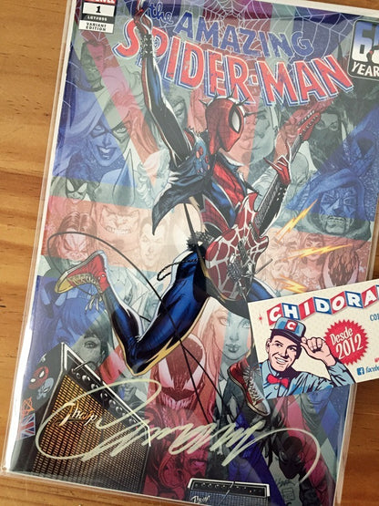 Comic Set - Amazing Spider-man #1 Scott Campbell Firmado Mj
