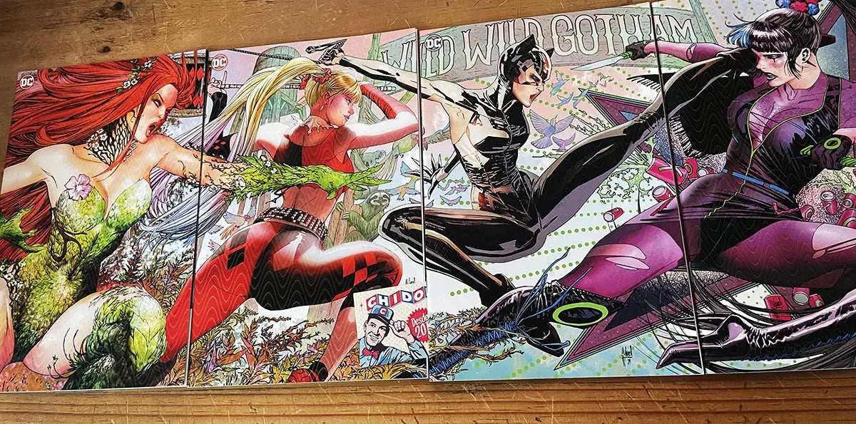 Comic Set - Gotham City Sirens Connecting Catwoman March