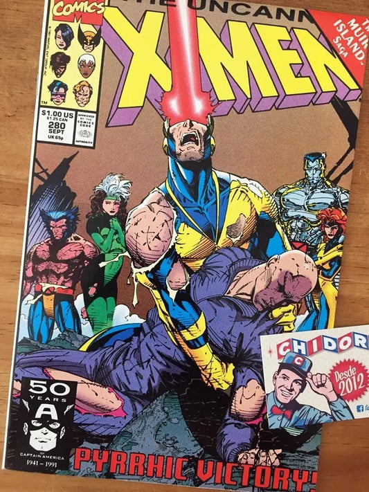 Comic - Uncanny X-men #280 Jim Lee Scott Williams Cyclops