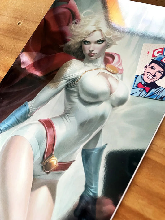 Comic - Action Comics #1 Natali Sanders Foil Power Girl