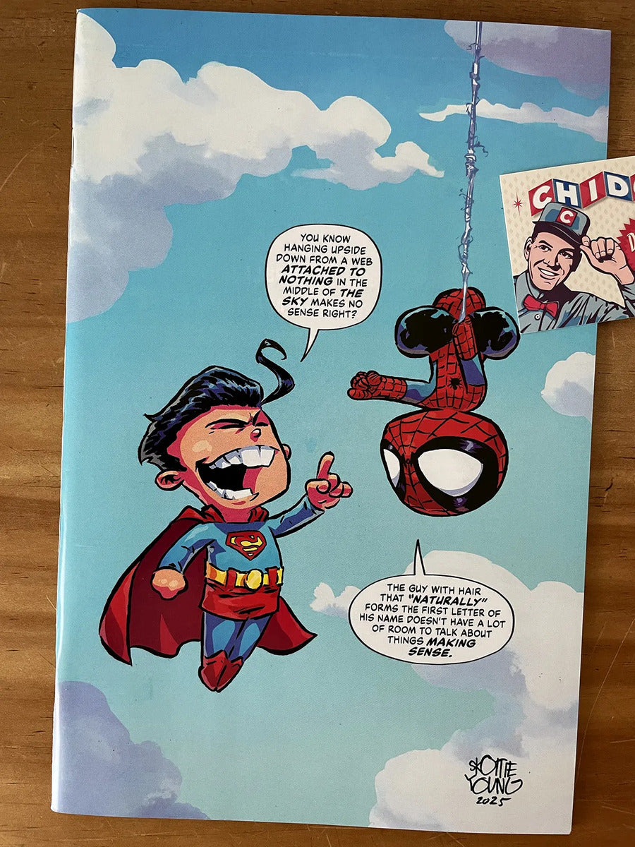 Comic - Superman Vs Spider-man #1 Skottie Young Baby Variant