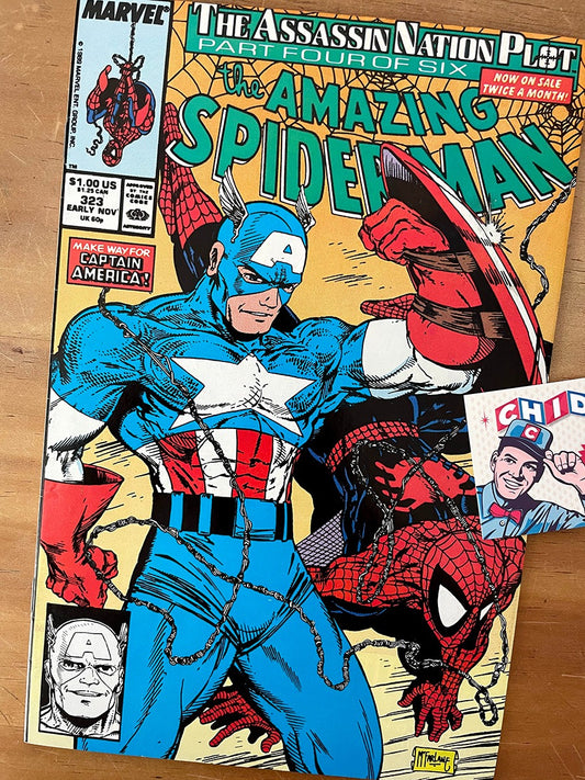 Comic - Amazing Spider-man #323 Mcfarlane Captain America