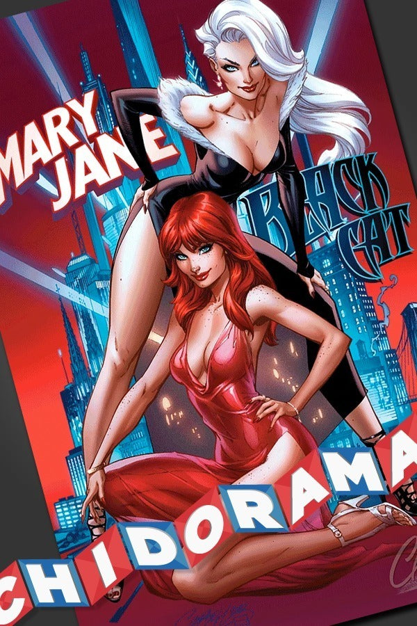 Comic Set - Mary Jane & Black Cat #1 Scott Campbell Firmadas