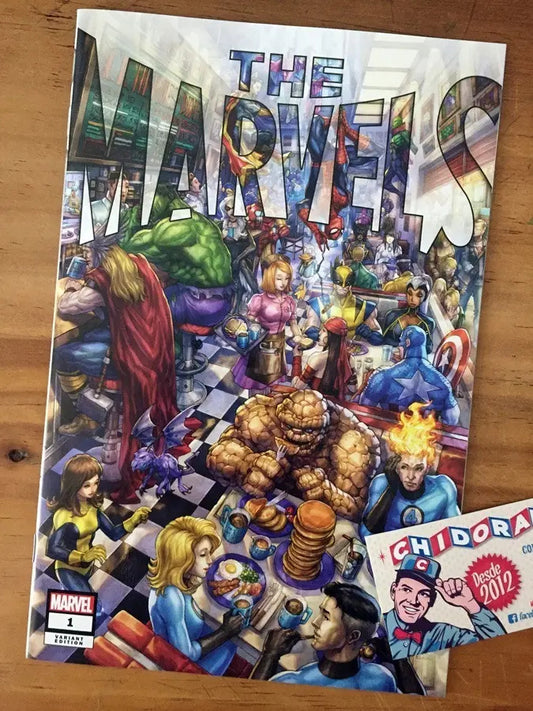 Comic - The Marvels #1 Alan Quah Variant Spider-man Avengers