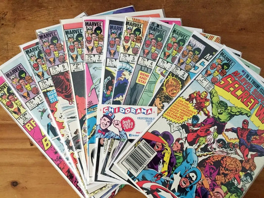Comic Set - Secret Wars 1984 Black Spider-man Jim Shooter