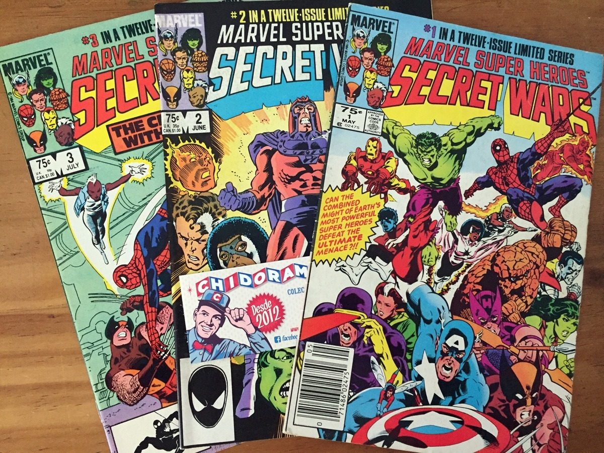 Comic Set - Secret Wars 1984 Black Spider-man Jim Shooter