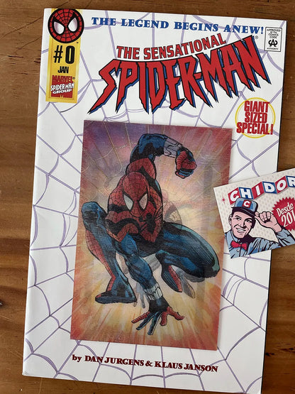 Comic - Sensational Spider-man #0 Hologram Lenticular Cover