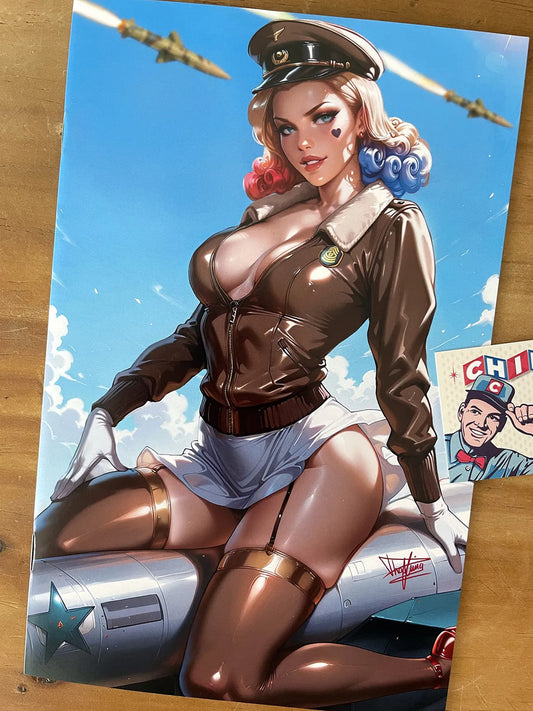 Sketchbook - Artist Alley Dhaxina Harley Quinn Sexy